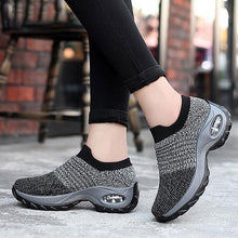 Load image into Gallery viewer, Womens Breathable Sneakers New Mesh Women Shoes Slip-On Air Cushion Casual Walking Shoes Lightweight Breathable Mesh Athletic Running Shoes Fashion Slip-on Sock Sneakers