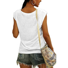 Load image into Gallery viewer, Women's Cap Sleeve T-Shirt Casual Loose Fit Tank Top