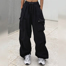 Load image into Gallery viewer, Women's Cargo Baggy Pants High Waist