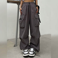 Load image into Gallery viewer, Women's Cargo Baggy Pants High Waist