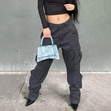 Load image into Gallery viewer, Women's Cargo Trouser Pants