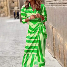Load image into Gallery viewer, Women's Casual Boho Long Shirt Dress