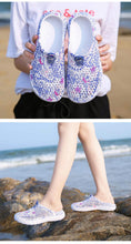 Load image into Gallery viewer, Womens Casual Clogs Breathable Beach Sandals Valentine Slippers Summer Slip On Women Flip Flops Shoes Sandals Quick Drying Slippers Walking Lightweight Rain Beach Summer Pool Water Shoes