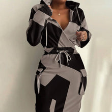 Load image into Gallery viewer, Women's Casual Long Sleeve Sweatshirt Dress