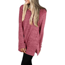 Load image into Gallery viewer, Women's Casual Sweatshirts Long Sleeve Oversized Shirt
