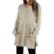 Load image into Gallery viewer, Women's Casual Sweatshirts Long Sleeve Oversized Shirt