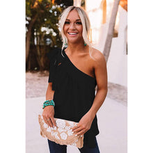 Load image into Gallery viewer, Women's Casual Tie One Shoulder Top