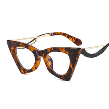 Load image into Gallery viewer, Womens Cat Eye Glasses Frame Fashion Designer Prescription eyeglasses With Clear Lens Fashion Cat Eye Womans Optical Glasses Prescription Lens Small Frames Women Transparent Glasses Eyeglasses Frames