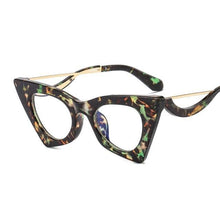 Load image into Gallery viewer, Womens Cat Eye Glasses Frame Fashion Designer Prescription eyeglasses With Clear Lens Fashion Cat Eye Womans Optical Glasses Prescription Lens Small Frames Women Transparent Glasses Eyeglasses Frames