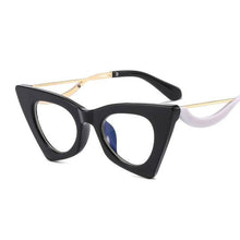 Load image into Gallery viewer, Womens Cat Eye Glasses Frame Fashion Designer Prescription eyeglasses With Clear Lens Fashion Cat Eye Womans Optical Glasses Prescription Lens Small Frames Women Transparent Glasses Eyeglasses Frames