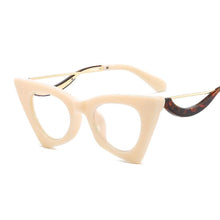 Load image into Gallery viewer, Womens Cat Eye Glasses Frame Fashion Designer Prescription eyeglasses With Clear Lens Fashion Cat Eye Womans Optical Glasses Prescription Lens Small Frames Women Transparent Glasses Eyeglasses Frames