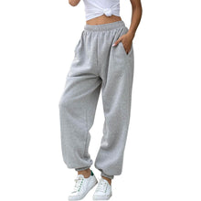 Load image into Gallery viewer, Women's Cinch Bottom Sweatpants Pockets High Waist Sporty