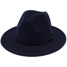 Load image into Gallery viewer, Womens Classic Wide Brim Floppy Panama Hat