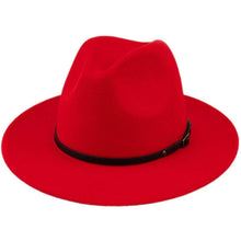 Load image into Gallery viewer, Womens Classic Wide Brim Floppy Panama Hat