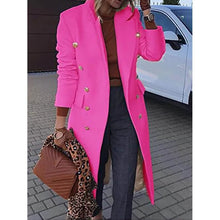 Load image into Gallery viewer, Women's Coat Regular Fit Warm Casual Jacket Long Sleeve Solid Color