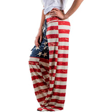 Load image into Gallery viewer, Women's Comfy Stretch Drawstring Palazzo Wide Leg Lounge Pant