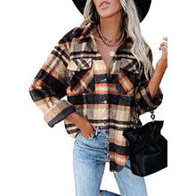 Load image into Gallery viewer, Womens Corduroy Button Down Shirts