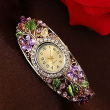 Load image into Gallery viewer, Women's Crystal Bracelet Wrist Watch