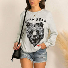 Load image into Gallery viewer, Women's Cute Long Sleeve Top Loose Crewneck Pullover Sweatshirt