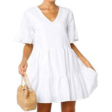 Load image into Gallery viewer, Women’s Cute Shift Dress with Pockets