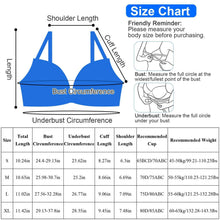 Load image into Gallery viewer, Women's Deep V-Neck U-Shaped Back Sports Bra