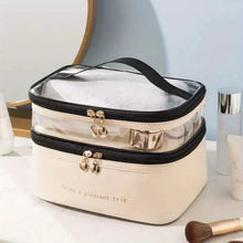 Load image into Gallery viewer, Women's Double Layer Makeup Bag