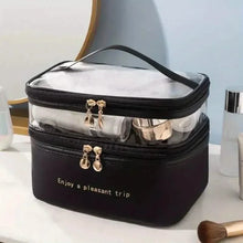 Load image into Gallery viewer, Women's Double Layer Makeup Bag
