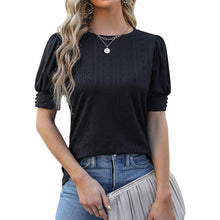 Load image into Gallery viewer, Women's Dressy Casual Puff Sleeve Tops