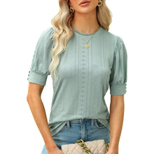 Load image into Gallery viewer, Women's Dressy Casual Puff Sleeve Tops