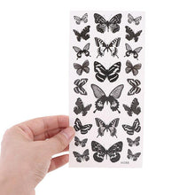 Load image into Gallery viewer, Womens Fashion 3D Butterfly Waterproof Temporary Sticker Tattoo Leg Arm Modern Blue Design For Womens