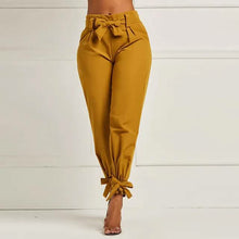 Load image into Gallery viewer, Women's Fashion Drawstring Ankle Trousers