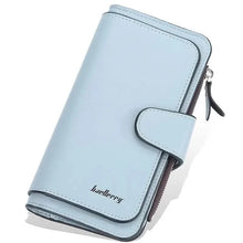 Load image into Gallery viewer, Women's Fashion Faux Leather Wallet with Card Slots & ID Window