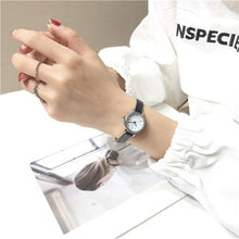 Load image into Gallery viewer, Womens Fashion White Small Watches Quartz Wristwatch Simple Leather Band Fashion Simple Ladies Quartz Watches Mini Ultra-Thin Analog Watches For Girls Students