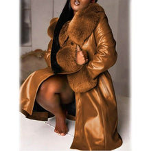 Load image into Gallery viewer, Women's Faux Leather Jacket