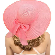 Load image into Gallery viewer, Women's Floppy Wide Brim Beach Hat