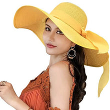 Load image into Gallery viewer, Women's Floppy Wide Brim Beach Hat