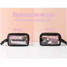 Load image into Gallery viewer, Women's Frosted Waterproof Cosmetic Bag