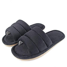 Load image into Gallery viewer, Womens Fur Slippers Winter Shoes Home Slippers Plush Women Indoor Warm Fluffy Cotton Shoes Women's Fuzzy House Memory Foam Slippers Furry Faux Fur Lined Bedroom Shoes