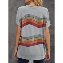 Load image into Gallery viewer, Womens Graphic Crewneck Tee Loose Casual T-Shirt