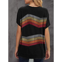 Load image into Gallery viewer, Womens Graphic Crewneck Tee Loose Casual T-Shirt