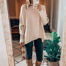 Load image into Gallery viewer, Women's High Neck Long Sweater