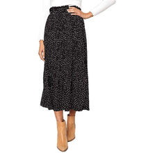 Load image into Gallery viewer, Womens High Waist Polka Dot Pleated Skirt