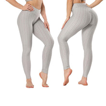Load image into Gallery viewer, Women's High Waist Textured Butt Lifting Slimming Workout Leggings Tights Pants