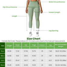 Load image into Gallery viewer, Women's High Waist Workout Leggings Tummy Control Compression with 25" Inseam No Front Seam