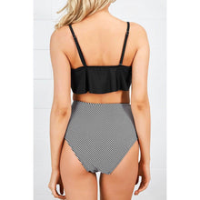 Load image into Gallery viewer, Women's High Waisted Falbala Bikini Set