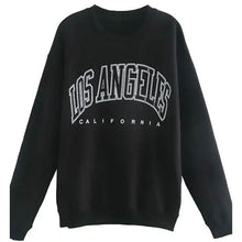 Load image into Gallery viewer, Women's Sweatshirt Graphic Text Los Angeles