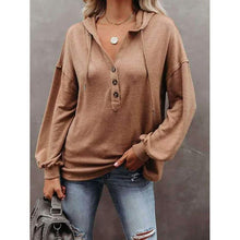 Load image into Gallery viewer, Women's Hoodie Sweatshirt Solid Color