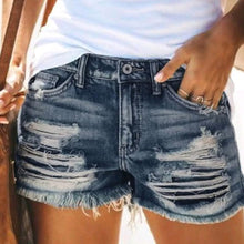 Load image into Gallery viewer, Women's Jeans Shorts Denim