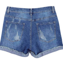 Load image into Gallery viewer, Women's Jeans Shorts Independence Day Denim