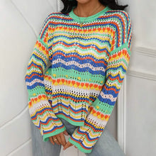 Load image into Gallery viewer, Women's Jumper Cable Knit Pullover Sweater Long Sleeve